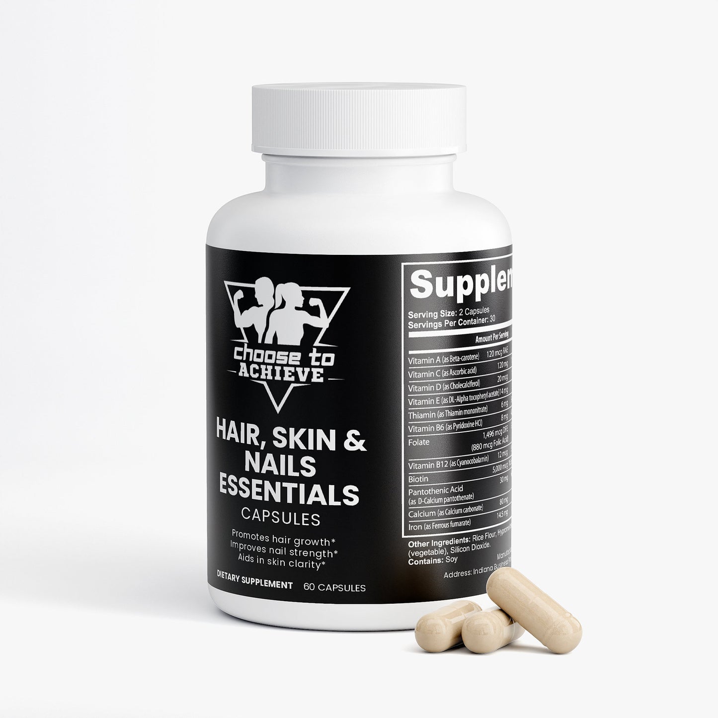 Hair, Skin and Nails Essentials, 60 Capsules