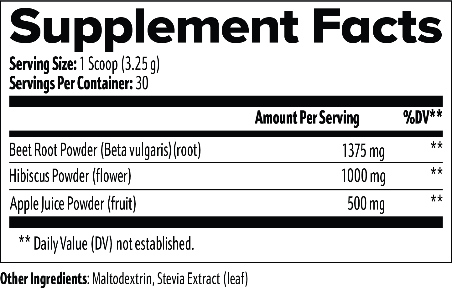 Beetroot Powder, 30 servings
