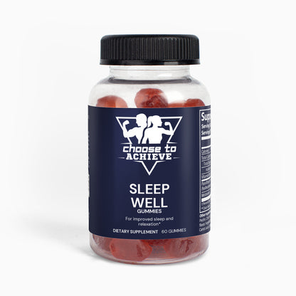 Sleep Well Gummies (Adult), 60 Gummies