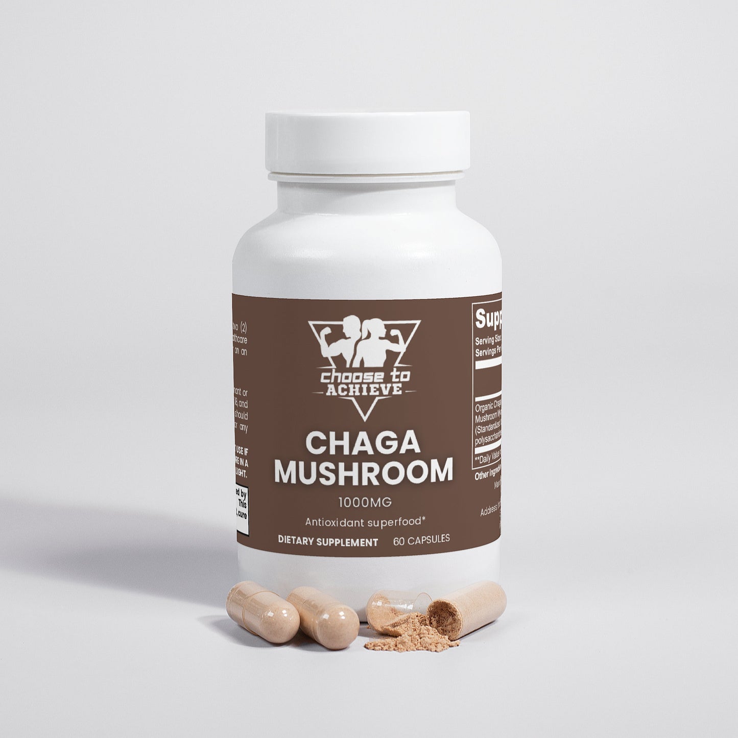 Chaga Mushroom, 60 Capsules (1000 mg)