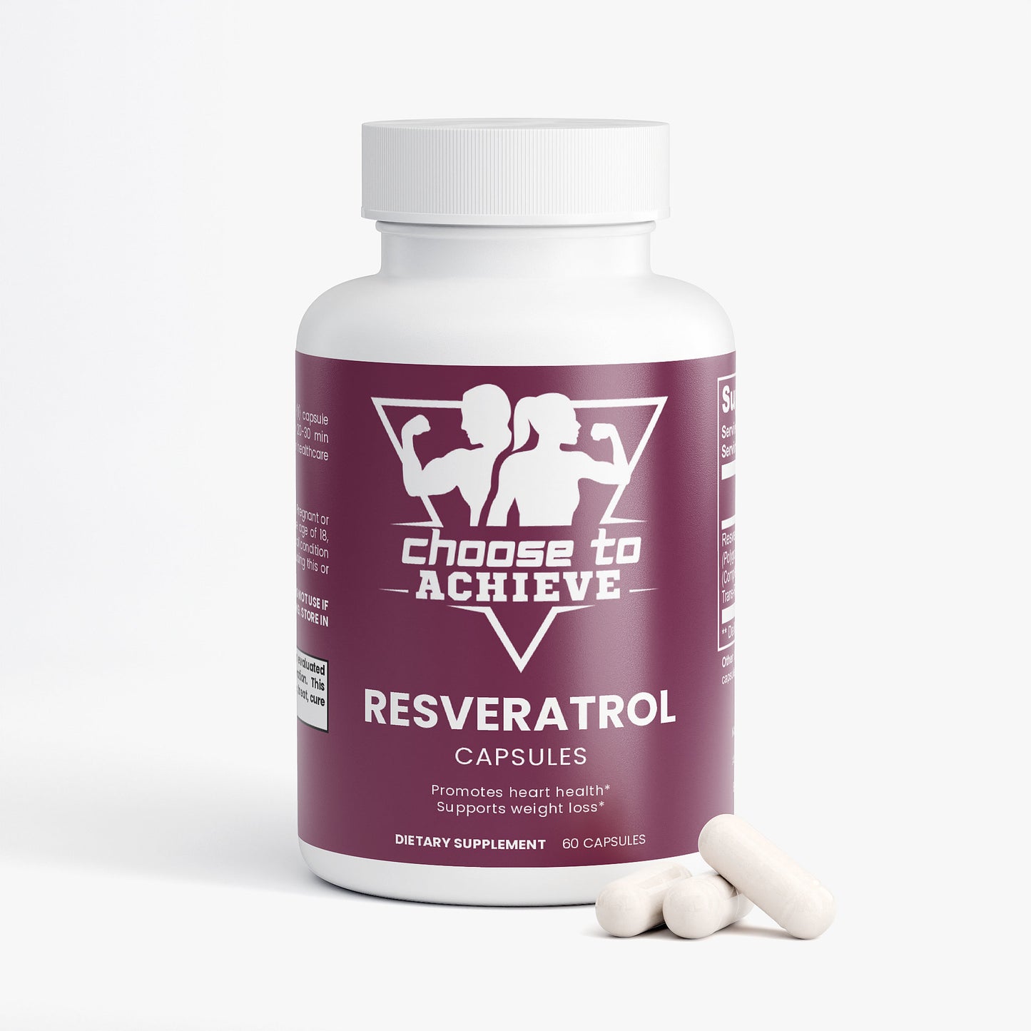 Resveratrol 600mg, 60 capsules