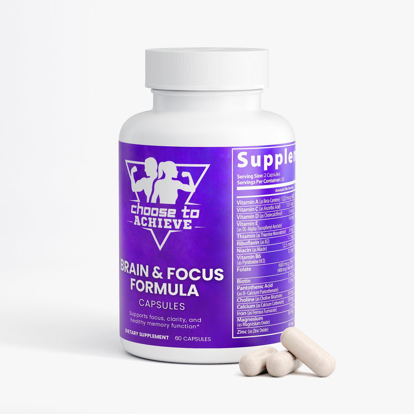 Brain & Focus Formula, 60 Capsules