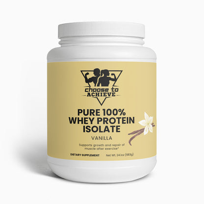 Pure 100% Whey Protein Isolate (Vanilla)
