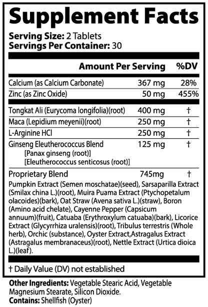 Men's Vitality, 60 Tablets