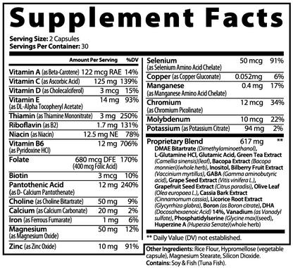 Brain & Focus Formula, 60 Capsules