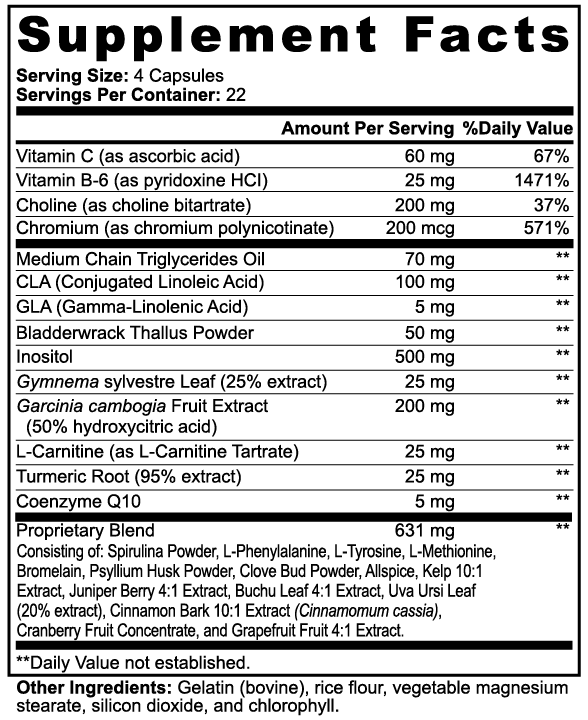 Fat Burner with MCT, 90 Capsules