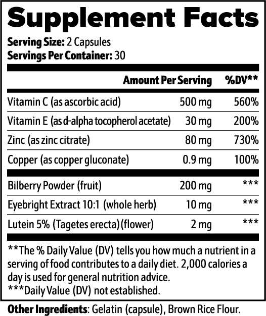 Vision Support, 60 Capsules
