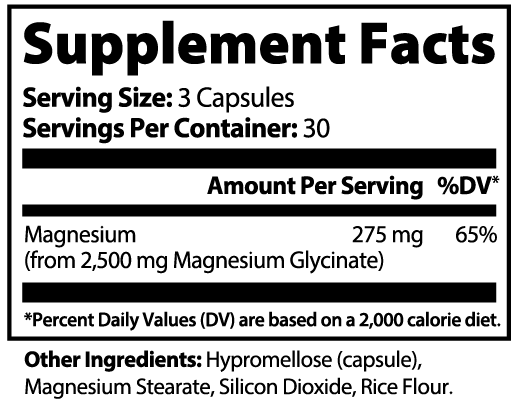 Magnesium Glycinate, 90 capsules